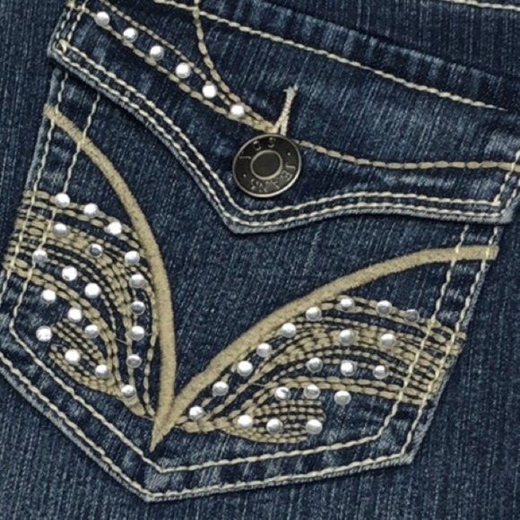 VINTAGE VGS DENIM ROLLUP CAPRIS 6/28x23 ⭐️ - Picture 14 of 14